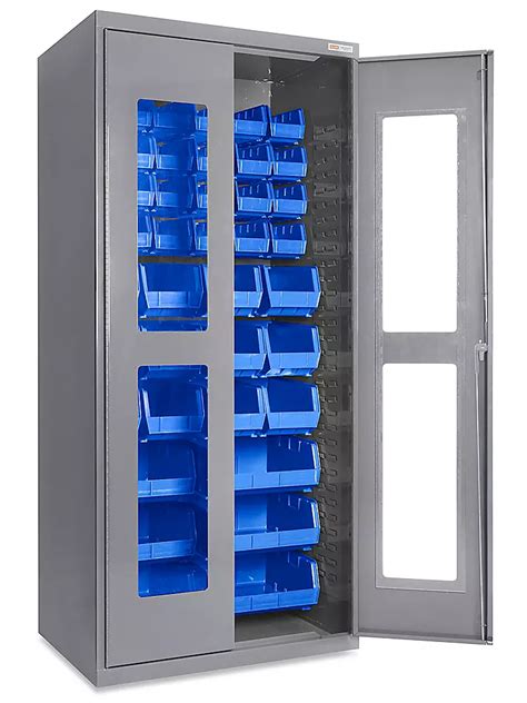 steel bin cabinet|clear view bin storage cabinets.